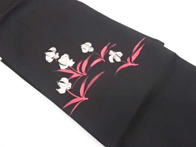JAPANESE KIMONO / NAGOYA OBI / SHIOZE / FLOWER 